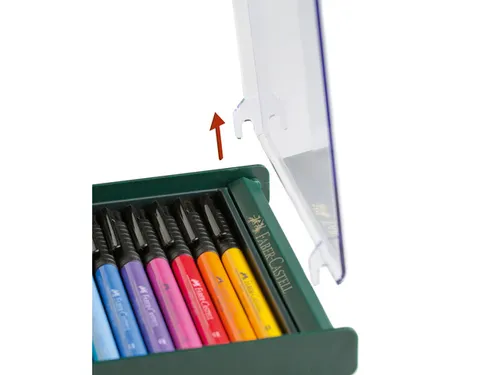 Tekenstift Faber Castell Pitt Artist Pen Brush Set 12 Stuks Skin