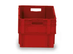 Euronorm Draaistapelbak Pp Hxlxb 320X600X400Mm 60L Rood