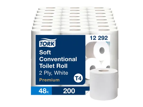 Toiletpapier Tork T4 Premium 2-laags 200 vel wit 12292