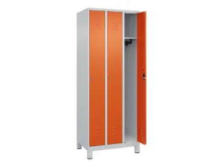 locker,HxBxD 1950x750x500mm,3vak,vak B 250mm,cil.-slot,voeten - 2