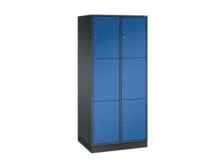 grootvolume-lockersysteem,HxBxD 1950x820x600mm,2x3vakken,cil.-slot - 2