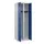 locker voor scheiding van kleding,HxBxD 1850x600x500mm,2vak
