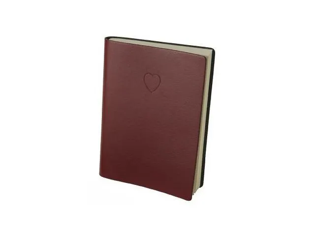 Carnet de notes Essential Red Heart ligné 13x18cm