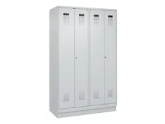 locker voor scheiding van kleding,HxBxD 1950x1200x500mm,4vak