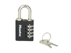 Hangslot MasterLock combinatieslot + universele hoofdsleutel 40mm