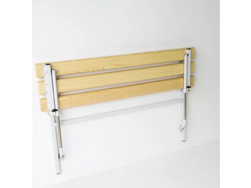 klapbank,HxLxD 780x1200x380mm,houten lijst,frame staal RAL7035
