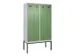 locker voor scheiding van kleding,HxBxD 2120x1200x500mm,4vak