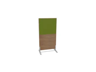 scheidingswand,HxB 1545x800mm,NT-cherry,BN7048-groen - 2