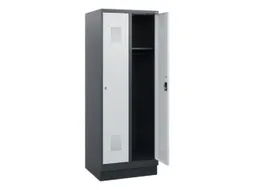 schoollocker,HxBxD 1630x600x500mm,2vak,vak B 300mm,cil.-slot,sokkel