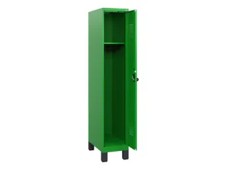 schoollocker,HxBxD 1630x300x500mm,1vak,vak B 300mm,draaigrendel,voeten - 1