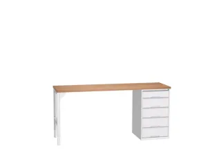 werkbank,HxBxD 930x2000x600mm,multiplexblad,2voeten/1container - 1