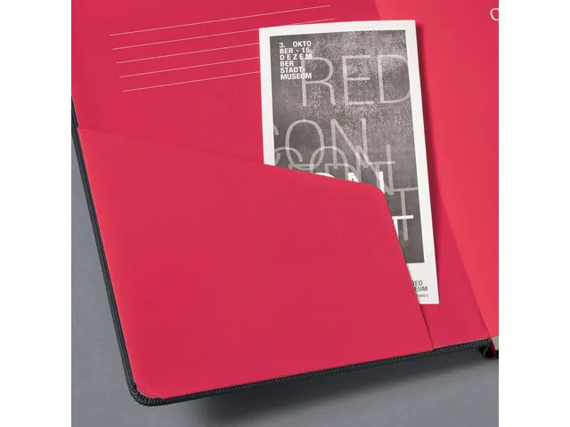 Carnet de note Sigel Conceptum RED Edition hardcover A4 noir quadrill