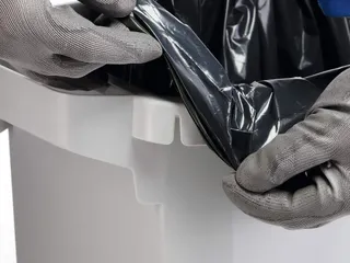 Rechthoekige Afvalbak Durabin 60 Liter Geel - 7
