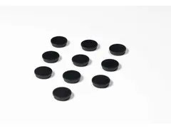 Memomagneten 30mm 10 Stuks Zwart