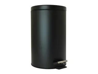 Pedaalemmer 14 Liter Metaal Zwart - 1