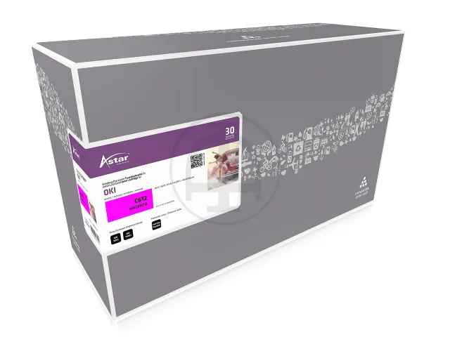 As20196 Astar Oki 46507506 C6Xx Toner Magenta Rebuilt 6000Pagina's Chi