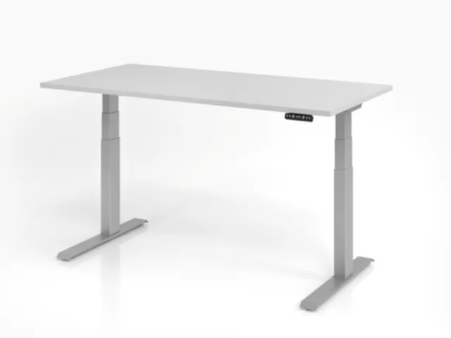 Av. régl. él. hauteur bureau assis/debout,HxlxP 640-1290x1600x800mm