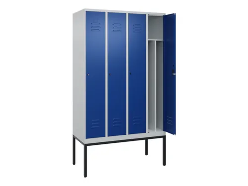 locker voor scheiding van kleding,HxBxD 2120x1200x500mm,4vak