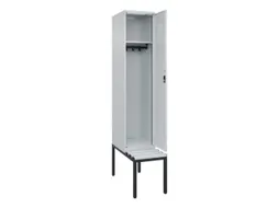 locker met bank,HxBxD 2120x400x815mm,1vak,vak B 400mm,cilinderslot