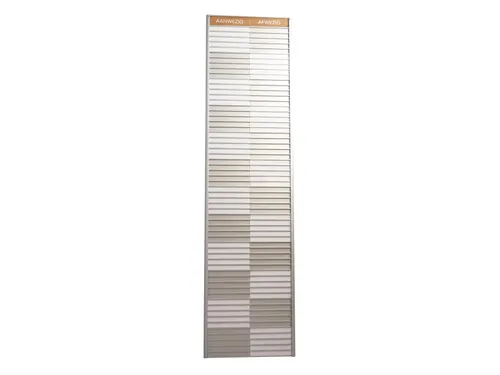 Menoor In-Uit bord 60 namen Aluminium Aanwezig/Afwezig Houtlook