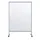 mobiel hygiënescherm 1800x1200x390mm enkel veld PMMA
