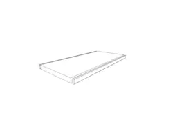 inlegbodem,v. scheidingswand,BxD 860x390mm,ingelegd,decor notenboom