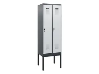 schoollocker,HxBxD 1950x600x500mm,2vak,vak B 300mm,draaigrendel - 2