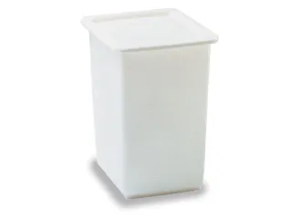 Hoekige Opslagbak Hxbxd 715X505X505Mm 125 Liter Wit - 2