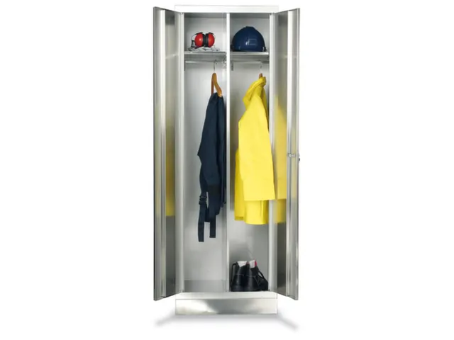garderobe-/vakkenkast,HxBxD 1800x800x500mm,cil.-slot