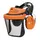 3M Peltor G500 Combinatieset Bosbouw met 5C-1 vizier Oranje