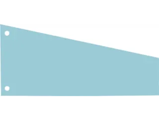 Scheidingsstrook Oxford trapezium 240x105/55mm 190gr blauw - 1