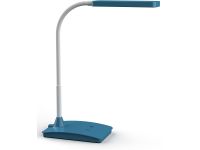 Luminaire de bureau LED Pearly colour vario, réglable, bleu atlantiqu