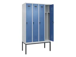 locker voor scheiding van kleding,HxBxD 2120x1200x500mm,4vak