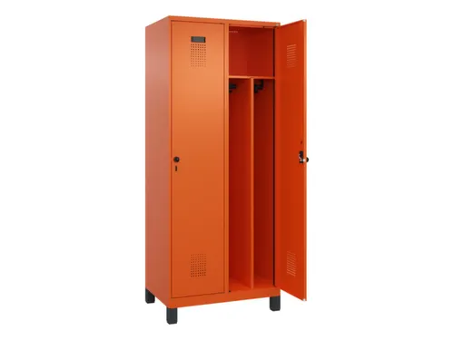 locker voor scheiding van kleding,HxBxD 1950x800x500mm,2vak