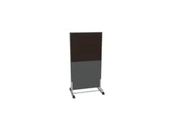 scheidingswand,HxB 1545x800mm,MS-donkergrijs,BN2036-bruin