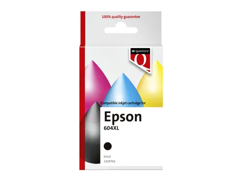 Inktcartridge Quantore alternatief tbv Epson 604XL T10H14 zwart