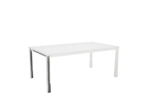 In hoogte verstelbaar bureau,HxBxD 720-840x1800x1000mm,Bl-wit