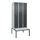 locker met bank,HxBxD 2120x900x815mm,3vak,vak B 300mm,draaigrendel