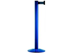 afbakeningssysteem paal blauw met riem L 2.3m bandkleur oranje