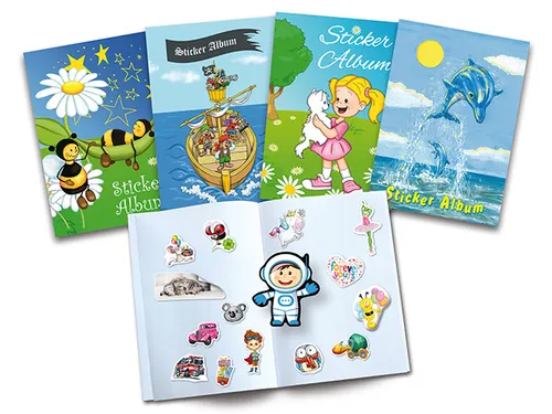 Stickeralbum Bijen Weide A5