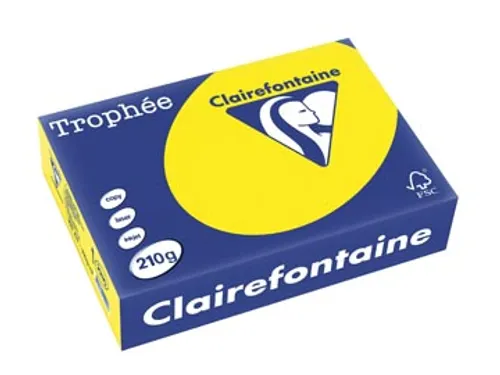 Trophée Intens gekleurd papier A4 210 gram 250vel Zonnegeel