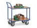 chariot à plateaux,force 400kg,2plateau(x),plateau Lxl 1000x700mm