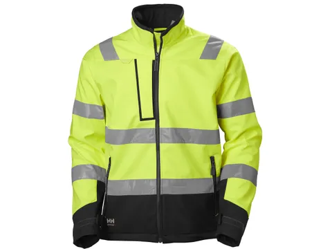 Helly Hansen Alna 2.0 369 hi-vis softshell vest, geel/zwart, maat S, p