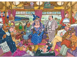 Wasgij Mystery Puzzel 9 De Grote Treinroof 1000 stukjes - 5