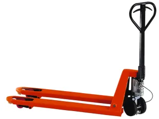Palletwagen 2.5t Zwenk-/vorkwielen Rubber/pu Enkel Vorklengte 1000mm - 1