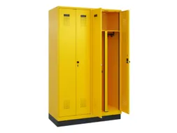 PBM-locker,HxBxD 1950x1200x500mm,4vak,vak B 300mm,draaigrendel