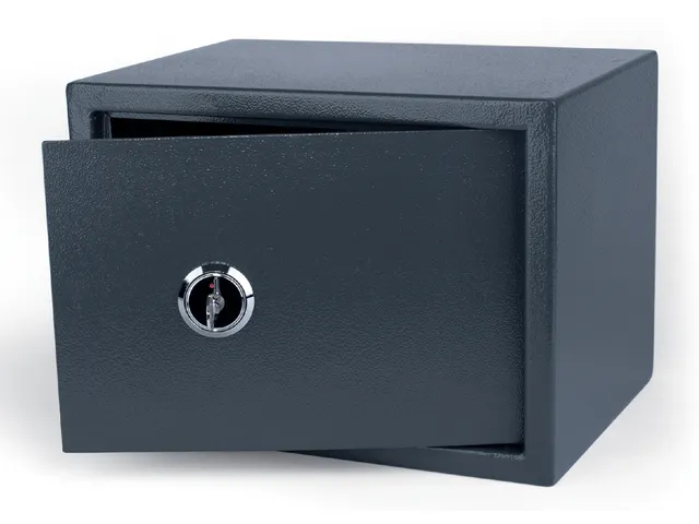 Kluis Pavo 352x250x250mm met stersleutel donkergrijs