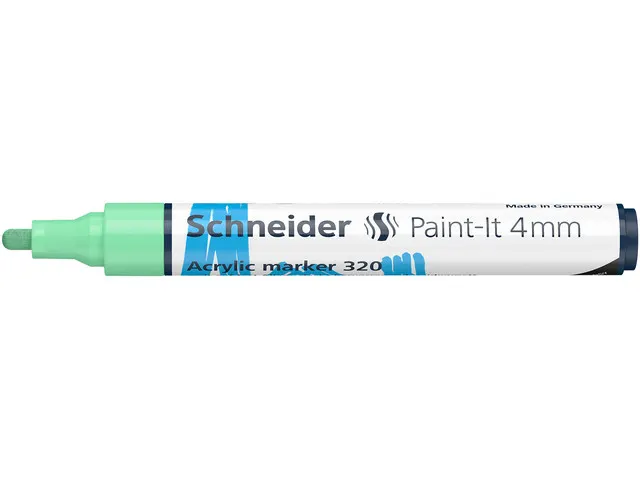 Marqueur acryl Schneider Paint-It 320 4mm pastel vert