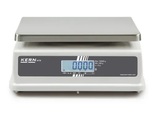tafelweegschaal,niet ijkbaar,platform BxD 263x203mm,RVS,weegbereik 3kg