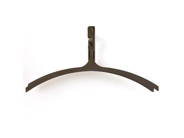 Pro-line Wandgarderobe 2 Hangers zwart grijs